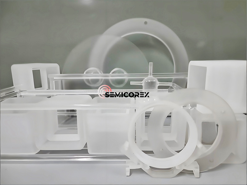 क्वार्ट्ज गिलास भागहरूको तनाव के हो