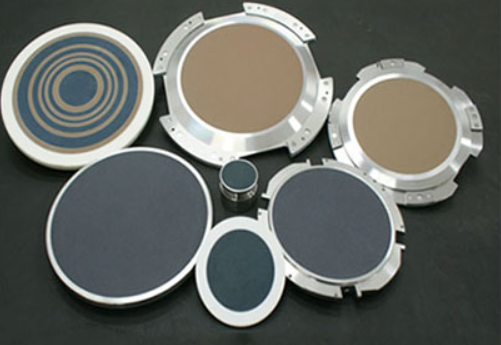 छिद्रपूर्ण एल्युमिना भ्याकुम चक