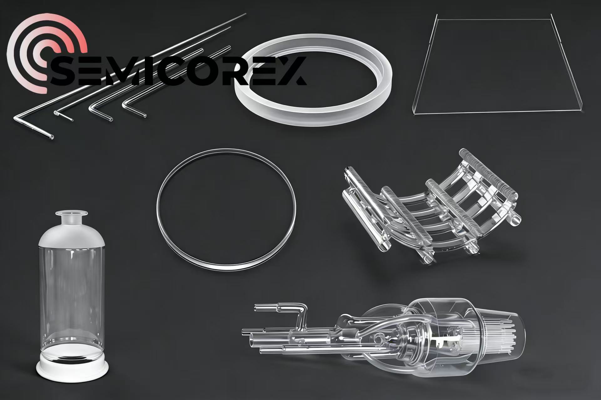 साधारण सेमीकन्डक्टर क्वार्ट्ज कम्पोनेन्ट र अनुप्रयोगहरू