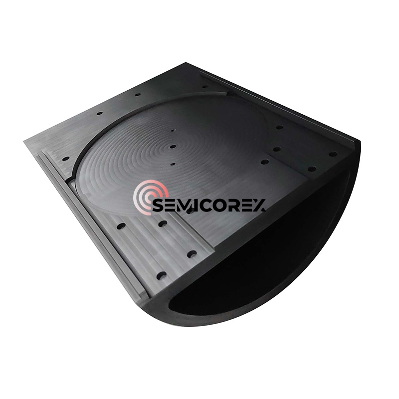 SiC लेपित हाफमून पार्ट्स